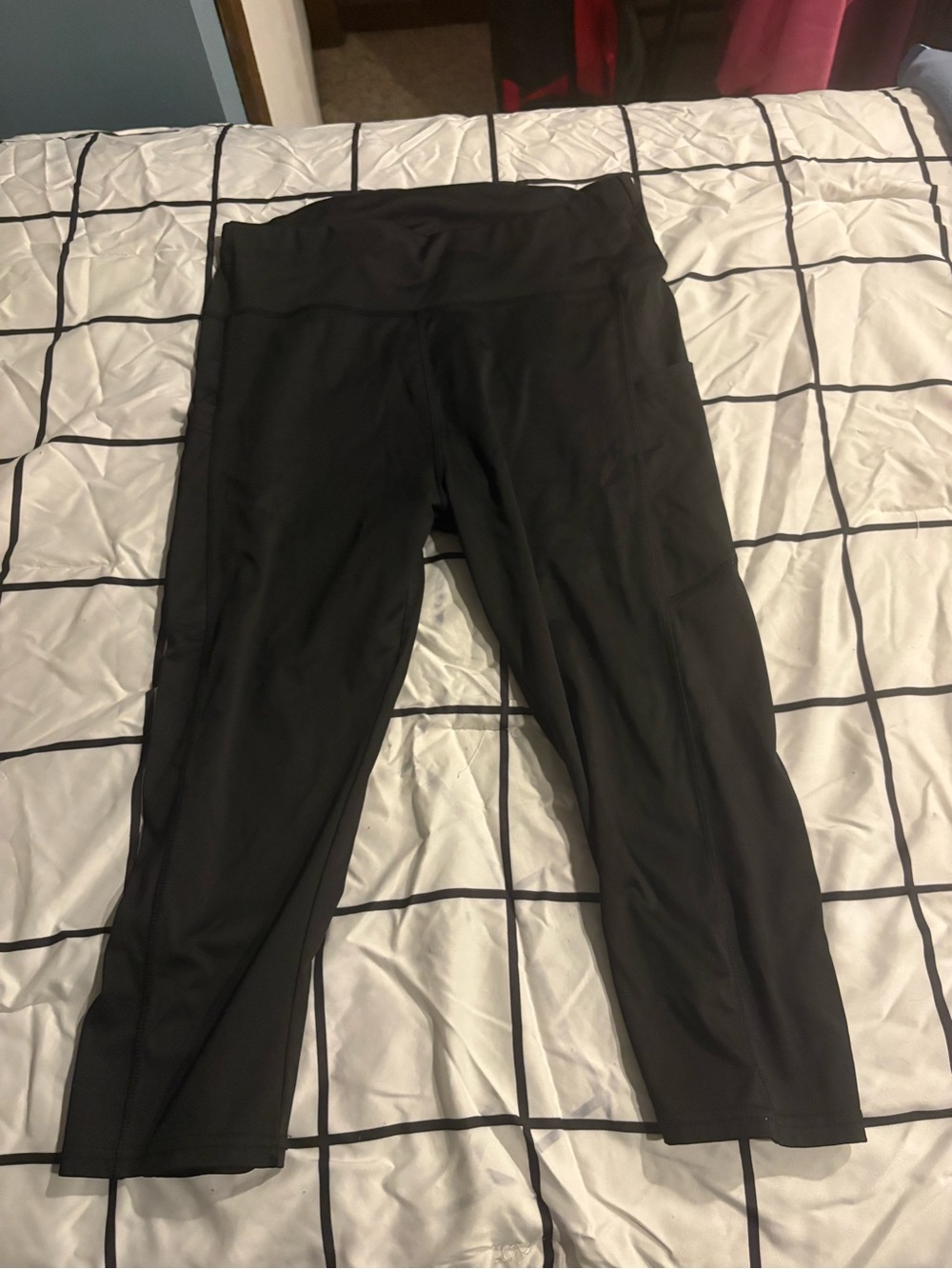 Black High-Waist Athletic Leggings